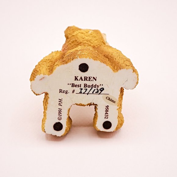 Cherished Teddies Figurines, Karen, Teddy Bear Collectibles - Picture 8 of 10